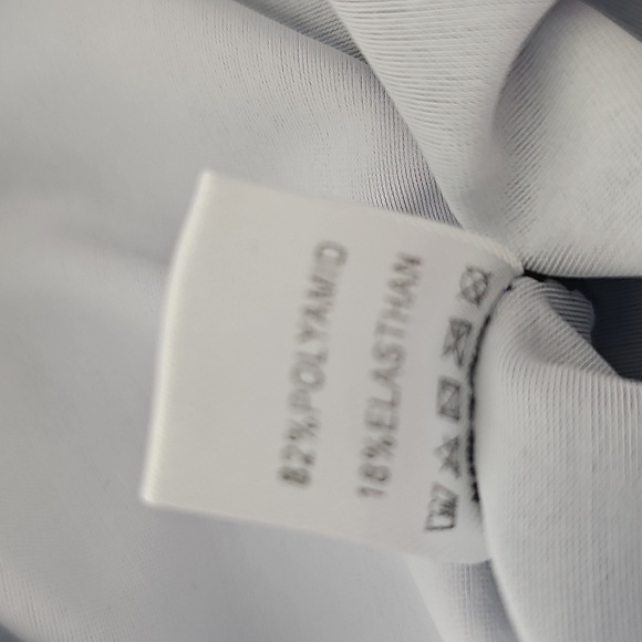 Padded Tankini W Adjustable Criss Cross Back Tie Dye In Blues 3XL EUC - Picture 8 of 9